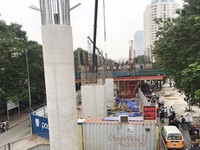 Dự án đường sắt đô thị Nhổn - ga Hà Nội  chậm tiến độ gây bức xúc