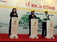 Kiên Giang: Xã đảo Hòn Nghệ chính thức có điện lưới quốc gia