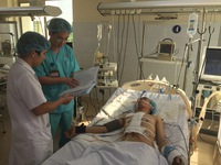 Bệnh nhân vỡ tim được phẫu thuật thành công tại phòng cấp cứu
