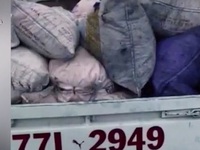 Bình Định: Bắt giữ xe tải chở 800kg mỡ heo bốc mùi