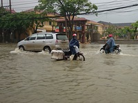 Nhiều địa phương của Gia Lai ngập cục bộ do hoàn lưu bão số 4