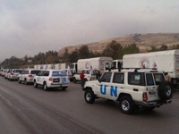 Chuyến hàng viện trợ nhân đạo đầu tiên đến Syria
