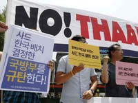 Hàn Quốc: Biểu tình phản đối việc lắp đặt hệ thống phòng thủ tên lửa THAAD