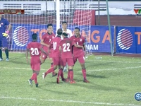 VIDEO: Samphaodi đệm bóng cận thành, gỡ hoà cho U21 Thái Lan