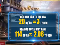 Hợp tác đầu tư thương mại Việt Nam - Liên bang Nga nhiều khởi sắc