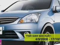 Mitsubishi triệu hồi hơn 2.500 xe Zinger tại Việt Nam