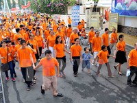 3.000 người đi bộ đồng hành vì nạn nhân chất độc da cam