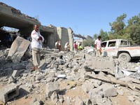 Yemen: 14 người thiệt mạng trong vụ không kích
