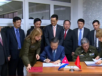 Bộ Công an Việt Nam và Bộ Nội vụ Cuba ký thỏa thuận hợp tác