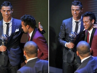 Neymar bí mật lôi kéo Ronaldo về PSG tại Lễ trao giải FIFA The Best?