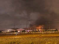 Cháy lớn ở nhà máy ô tô Trường Hải