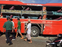 Lâm Đồng: Tai nạn giữa 2 xe khách giường nằm, ít nhất 2 người tử vong