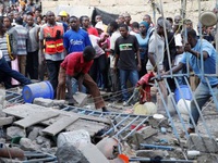 Sập chung cư 7 tầng ở Kenya, hàng chục người mất tích