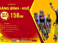 Lộ trình chặng 6 giải xe đạp quốc tế VTV Cúp Tôn Hoa Sen 2017