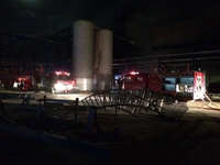 Thanh Hóa: Cháy nhà máy sản xuất dầu ăn đang trong quá trình xây dựng