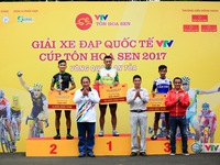 Giải xe đạp quốc tế VTV Cúp Tôn Hoa Sen 2017: Nguyễn Thành Tâm giành chiến thắng chặng 13