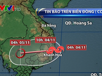 Bão số 12 giật cấp 15 đổ bộ Phú Yên - Ninh Thuận