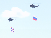 Trình diễn máy bay kỷ niệm 105 năm ngày thành lập lực lượng không quân Nga