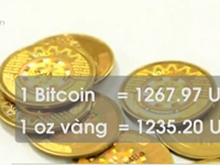 Giá Bitcoin lần đầu vượt giá vàng