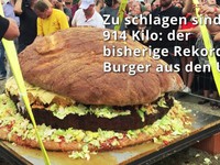 Chiếc bánh hamburger nặng hơn 1.5 tấn lập kỷ lục thế giới
