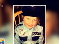 Bé gái 4 tuổi ở Mỹ trở thành cảnh sát danh dự