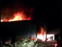 Đắk Lắk: Cháy lớn ở siêu thị điện máy