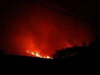 Hà Nội: Cháy rừng phòng hộ ở xã Nam Sơn, huyện Sóc Sơn