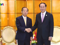 Chủ tịch nước tiếp Tổng Thư ký Đảng Dân chủ Tự do Nhật Bản
