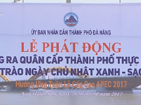 Đà Nẵng phát động Ngày Chủ nhật xanh - sạch - đẹp hưởng ứng APEC 2017