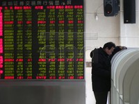Thị trường chứng khoán châu Á tiếp tục giảm điểm