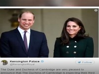 Cơn sốt từ công bố chào đón đứa con thứ 3 của gia đình Hoàng gia Anh