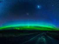 Nam cực quang xuất hiện tuyệt đẹp trên bầu trời New Zealand