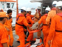 Cứu nạn thuyền viên bị đau ruột thừa trên biển