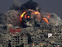 Israel không kích các mục tiêu Hamas ở dải Gaza