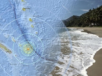 Động đất mạnh rung chuyển đảo Pháp thuộc Nam Thái Bình Dương