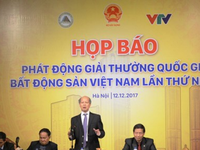 Lần đầu tiên tổ chức Giải thưởng Quốc gia Bất động sản Việt Nam