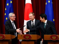 Báo chí châu Âu lạc quan về Hiệp định Thương mại tự do Âu - Nhật