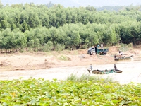 Tái diễn nạn khai thác cát trái phép tại Khánh Hòa