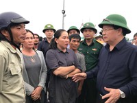 Kiểm tra công tác phòng chống bão số 14 tại Khánh Hòa