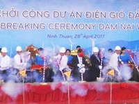 Ninh Thuận khởi công dự án điện gió Đầm Nại