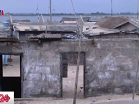 Những ngôi làng tại Ghana bị biển 'nuốt chửng'