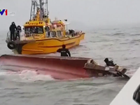 Lật tàu cá ở Hàn Quốc, 13 người thiệt mạng