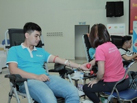 Ngày hội Dân văn phòng hiến máu vì bệnh nhân Thalassemia