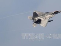 Phi đội F-22 Raptor của Mỹ tới Hàn Quốc tập trận