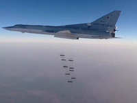 Máy bay Nga không kích liên tục mục tiêu IS tại Syria