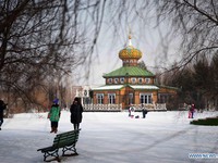 Đắm mình trong không gian văn hóa Nga phủ trắng tuyết tại Cáp Nhĩ Tân