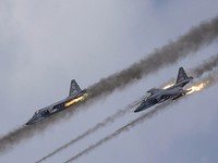 Nga, Thổ Nhĩ Kỳ thực hiện cuộc không kích chung đầu tiên chống IS tại Syria
