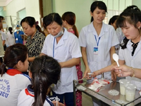 Hơn 500 học sinh bị ngộ độc sữa: Do quá trình pha chế sữa không đảm bảo