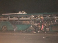 Khởi tố vụ nổ xe khách giường nằm tại Bắc Ninh