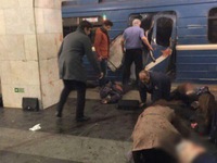 Nổ tại ga tàu điện ngầm ở Nga, 10 người thiệt mạng